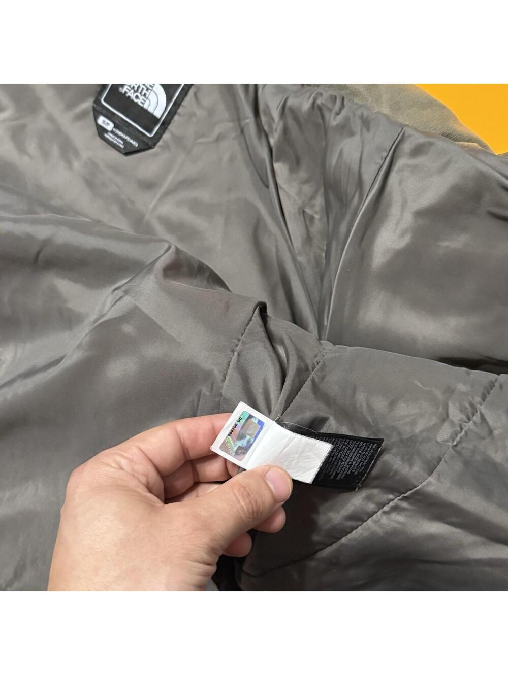 The North Face 550 Puffer Jacket Dark Brown Quilted Goose Down Women’s Small - Picture 6 of 12